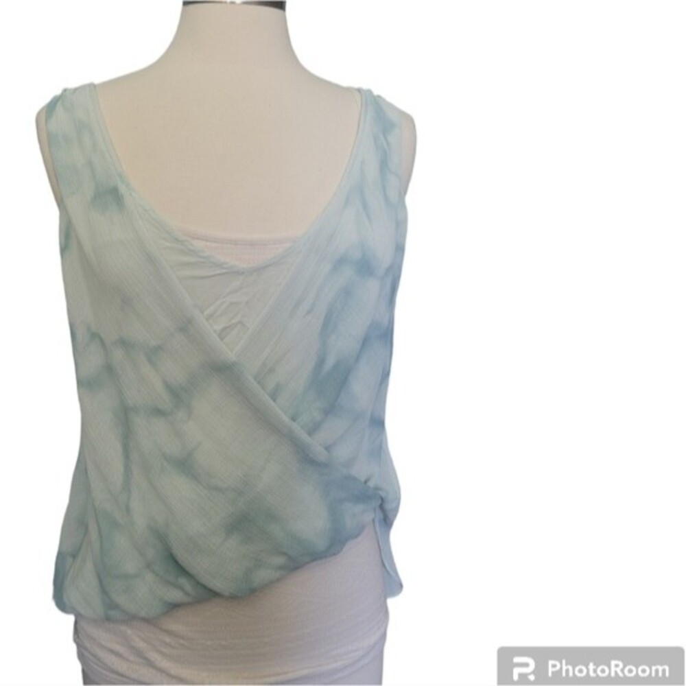 FREE PEOPLE (UE) Blue Sleeveless Wrapped Top - M